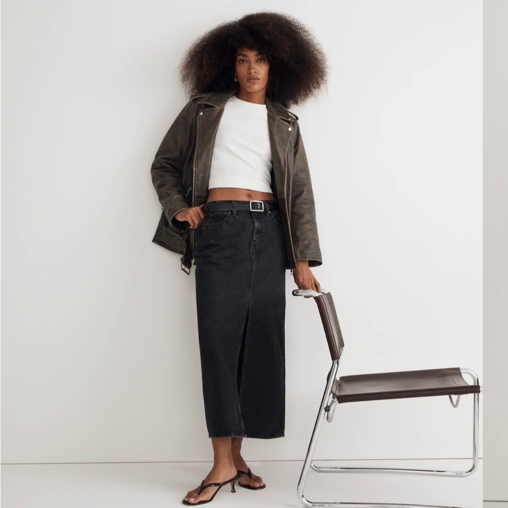 Madewell Denim Maxi Skirt